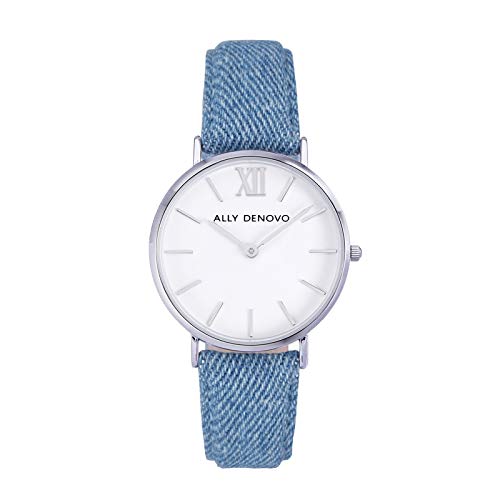 Montre analogique pour femme New Vintage Denim AF5006.2 en cuir