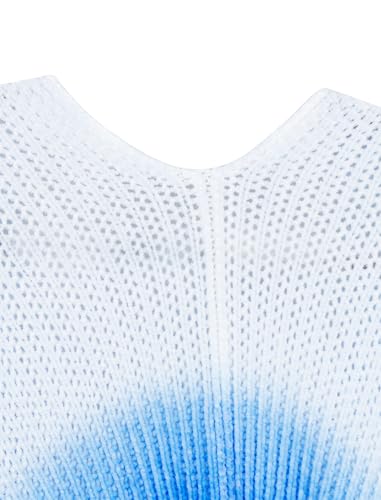 Urban CoCo Women's Color Block Shawls and Wraps Open Front Poncho Cape with Fringes3