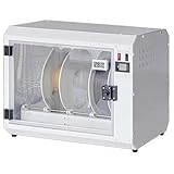 【Compatibilité étendue】Ce séchoir à filaments 3D atteint une température maximale de 110 °C, ce qui le rend compatible avec la plupart des filaments d'imprimantes 3D de 1,75 mm et 2,85 mm, notamment le PLA, le PA, l'ABS, le PCL, le PETG, le PC et d'autres filaments spéciaux.