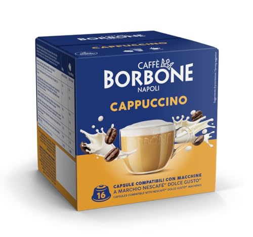 Un Cappuccino extra delizioso, buono come al bar: ecco le nuove capsule Cappuccino di Caffè Borbone, ottime per la tua colazione e per arricchire ogni tua pausa
