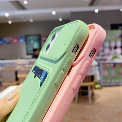 Coque avec protection d'objectif et cordon pour iPhone 12 Pro rose - 5