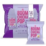 Angie's BOOMCHICKAPOP Sweet & Salty Kettle Corn Popcorn, 0.77 oz. Individual Bag, 14-Count