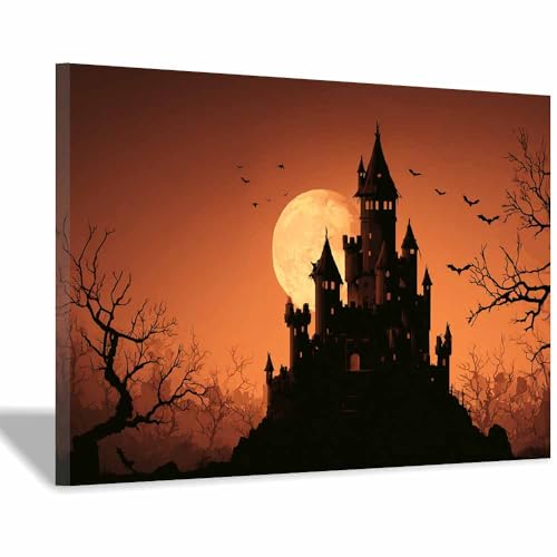 Impression Halloween adieu murs vides avec ce cadre Dark Academia 40x60cm