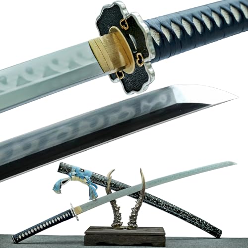 Grandmaster Katana Sword T10 Steel Clay Tempered Nice Hamon Very