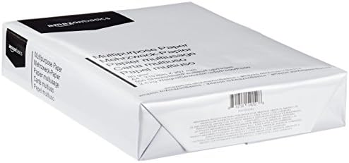 Amazon Basics Multipurpose Copy Paper A4 80gsm, 5x500 Sheets, White & Bubble Mailer, Gold, 100 mm x 165 mm, 100 Pack