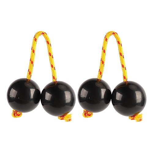 2 Uds Bola Rítmica Africana Instrumento Kashaka Agitador Africano Sonajero Negro para Fiestas de...