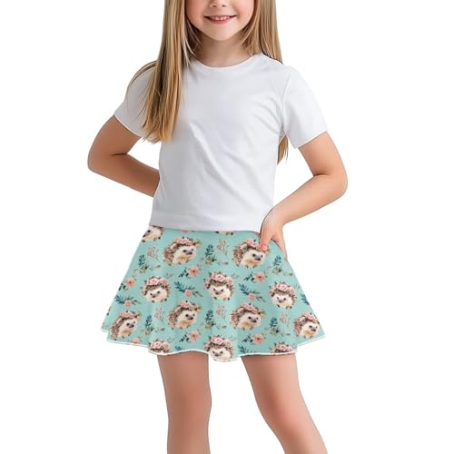 Girls' Skirts & Skorts with Pockets Built in Shorts High Waisted Skirt Size 5-14