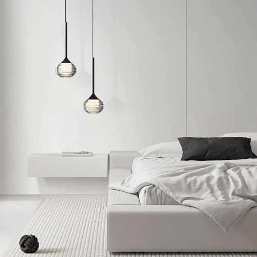 Luces colgantes simples nórdicas de 12W con diseño mini esférico para techos 2