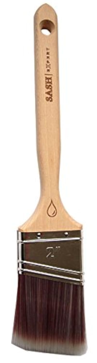 Sash Expert Flacher, abgewinkelter synthetischer Profi-Pinsel 5 cm