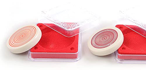 Image of KD Willmax Board Striker Indoor Game Striker Accessories Set of 2 Used in National & International Carrom Tournament (Genius)