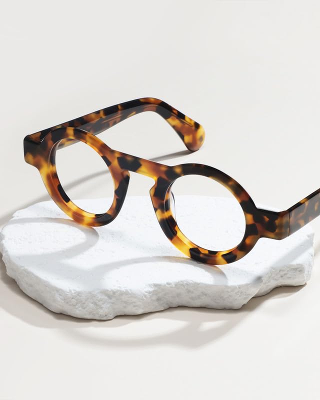 Image of Blue Light Glasses - 98%+UV400 Filter,Acetate Preppy Rectangle Frame for Work /Gaming