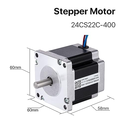 Moteur pas à pas contre la perte de pas 2.2Nm WouND 24CS22C-400 4A robuste