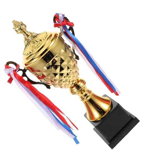 Healeved Copa de Trofeo de Metal Grande para Deportes Trofeo de Campeonato para Fútbol y Baloncesto Premio de Participación Grabado Personalizado para Ceremonias y Torneos