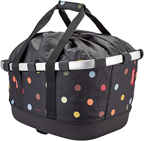 Klickfix Bikebasket Gt, Cestino Bicicletta Unisex Adulto, Pois, Maße: 33 X 27 X 42 Cm