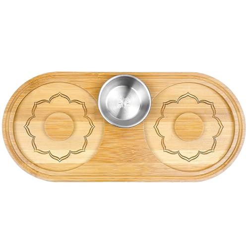 Juego de escarchador de sal para margaritas - Escarchador de azúcar para cócteles, recipiente para sal para margaritas | Escarchador de copas para margaritas, escarchador de cócteles de madera, herram