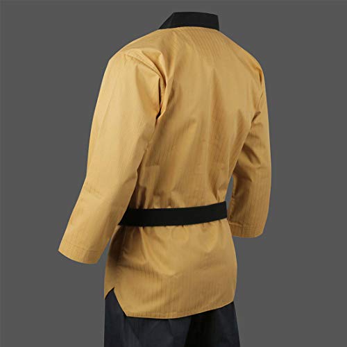 MOOTO Korea Taekwondo WT Logo Tabek High Dan Poomsae Uniform Master Demonstration MMA Martial Arts Gym School Academy (170 (Height : 170~179cm)(5.58~5.87ft)) - Thumbnail 4