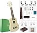 DIY Ukulele Kit Build Your Own Soprano Ukulele Kit Handmade 21 Inch Hawaii Ukulele DIY Kit for Boys Girls Kids Teens Adults Beginners Amateur School Project Art Project