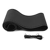 【Schutz des Lenkrads】 Wenn Sie das Lenkrad längere Zeit unter der Sonne aussetzen, wird die Alterung des Lenkrads beschleunigt. Lassen Sie Ihr Auto sehr schäbig aussehen. MIKKUPPA DIY Lenkradbezug hilft Ihnen, dieses Problem zu lösen und Ihr Lenkrad brandneu zu halten.