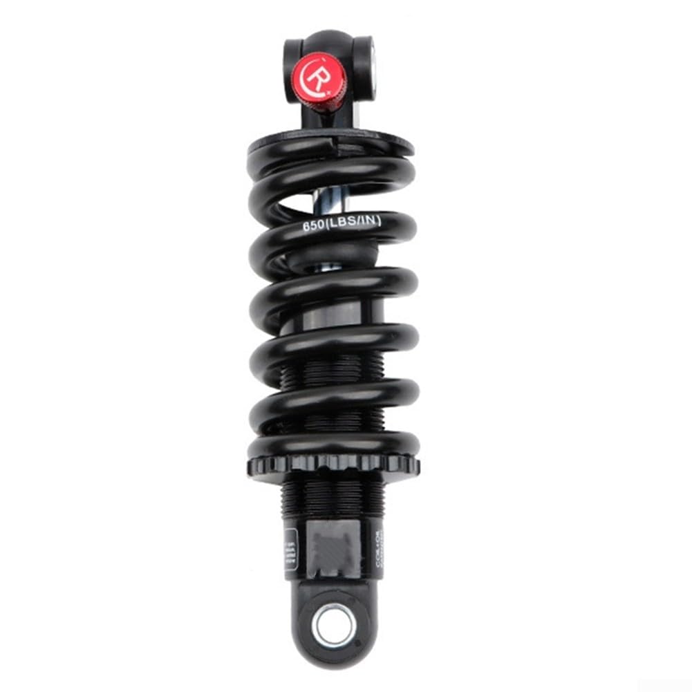 For Mountain Bike Rear Suspension Shock 125 to 190mm Eye-to-Eye with Adjustable Rebound and Preload 38mm and 50mm Travel Options Alloy Frame (650lB 150mm)