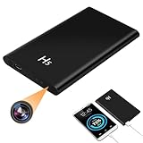 CLYZSTU 小型カメラ 隠しカメラ モバイルバッテリーカメラ 1080P画質 スパイカメラ 18時間録画 自動暗視 重力センサー 動体検知 ループ録画 128GBカード対応 電源を入れて自動録画 スマホ充電 携帯便利 日本語説明書