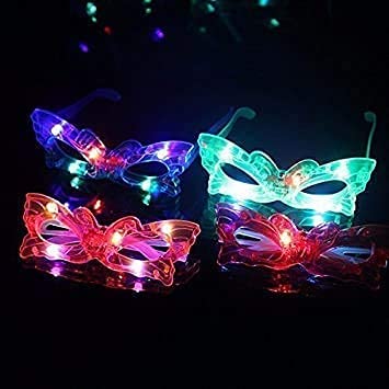 Image of Wizme LED Light Up Goggles /Glasses Toy Party Blinking LED Glasses Fun Stuff for Kids (Set of 18)