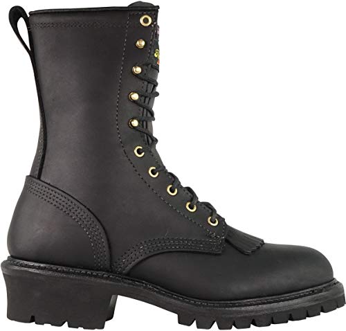 Thorogood Men's 834-6381 Firedevil 9" Wildland Fire Boot, Black - 7.5 XW2