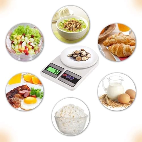 Image of Digital Kitchen Weighing Scale for Cooking, Baking & Fitness, Electronic Food Weight Machine for Home Kitchen Use