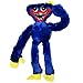 Dauveg Poppy Playtime Huggy wuggys Plush, Christmas Cartoon Plush Toy, Monster Horror Stuffed Doll Gifts for Game Fan’s 15.8 in (Blue)