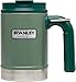 Produktbild Stanley Classic Thermo-Henkelbecher, 0.47 L, Hammertone Green, 18/8 Edelstahl, doppelwandig isoliert, Camping Tasse Thermobecher Campingbecher Metallbecher