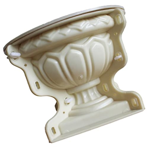 HNsdsvcd Grand moule en plastique pour fleurs en béton, ciment et béton, pour bonsaï, vase, résine, savon, boîte de rangement, moule pour pot de fleurs