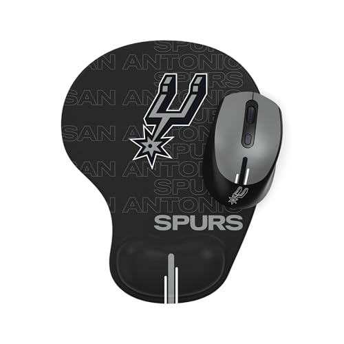 SOAR NBA Wireless Mouse and Mouse Pad, San Antonio Spurs