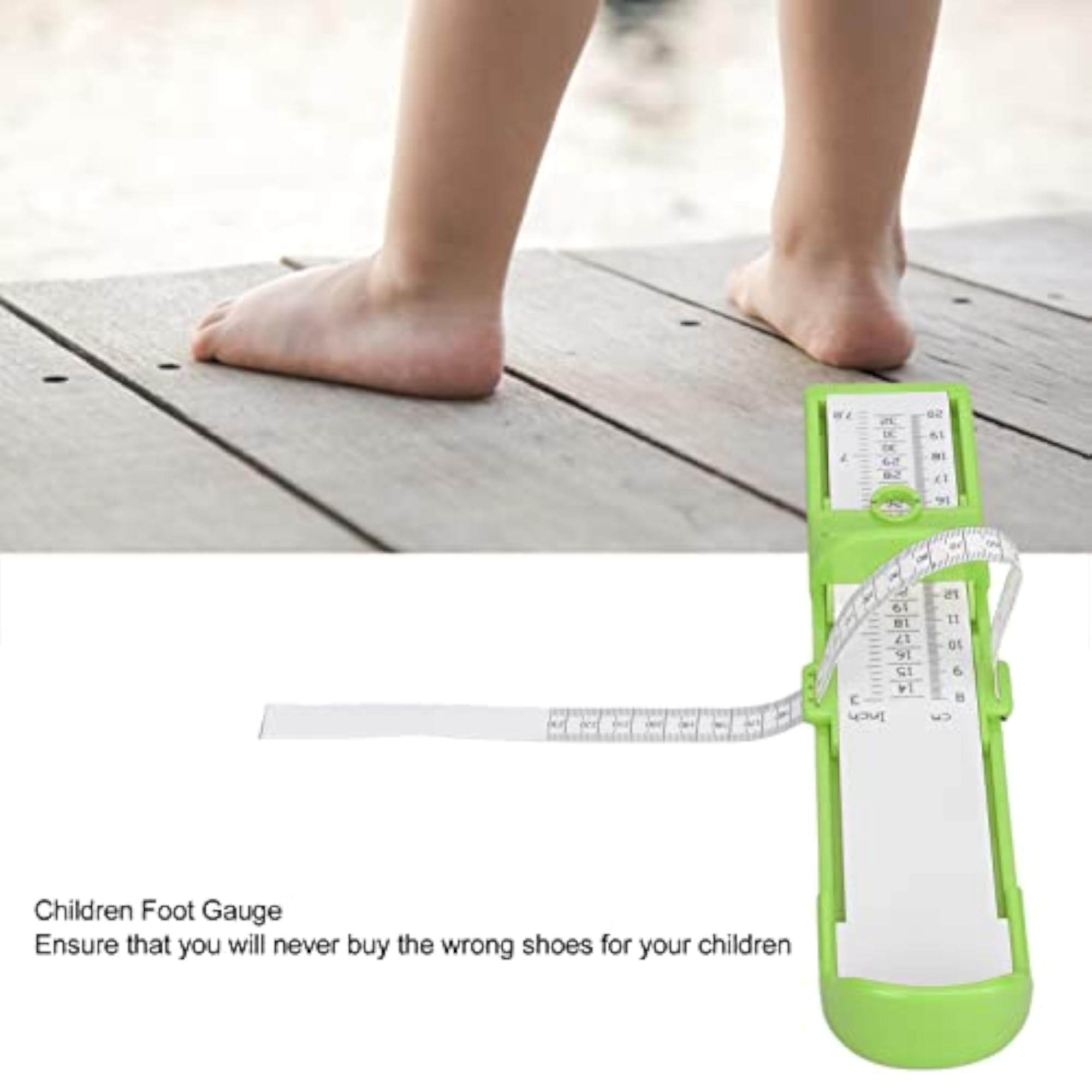 Foot Measuring Device, Practical Green Measurer