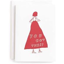Minted | Greeting Card - Single with Envelope | BLANK INSIDE | You Got This | Independent Artist-Designed with Quality Materials