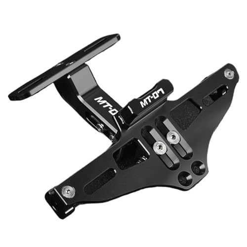 Support de plaque moto avec lumière LED orientable pour Yamaha MT 07