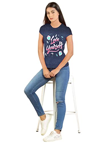 Image of Lyra Women's Cotton Regular Fit T-Shirt