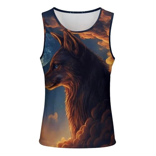 Supdreamc Men Boys Crew Neck Sleeveless Undershirt Workwear for Fitness Training2