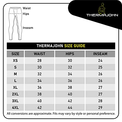 image for Thermajohn Mens Thermal Underwear Pants Long Johns Bottoms Thermal Leg