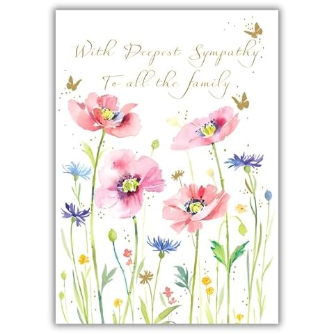 High-Quality Sympathy Greeting Card by Ling Design Cover