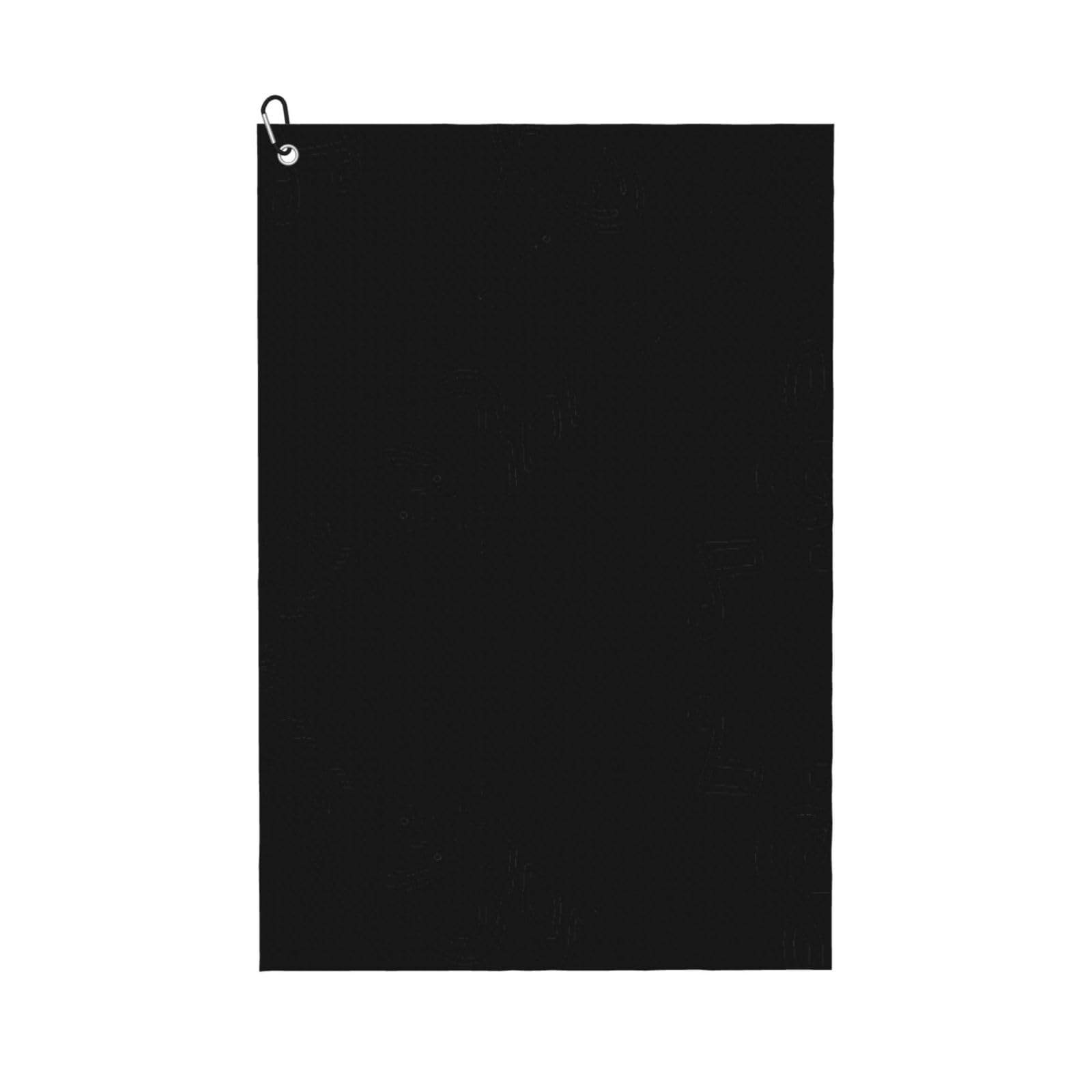 peiyeety Trombone Microfiber Golf Towel with Carabiner Clip, 16x24 Inch Absorbent Waffle Weave Towel for Golf Bags