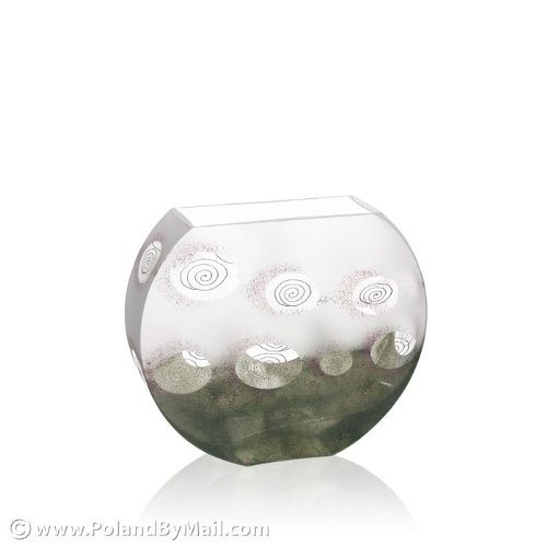 Glass Vase - Impressionism Series, 7 inches Tall