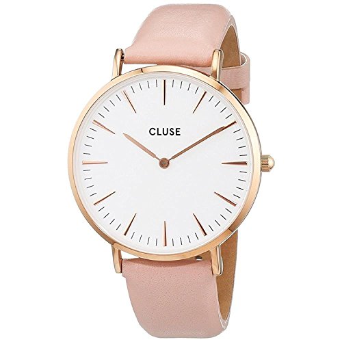 Cluse Damen-Armbanduhr Analog Quarz Leder CL18014