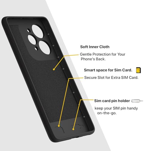 Image of Shockproof Case for Realme 15 5G / 15 Pro 5G | Full Camera Protection | TPU Flexible Back Cover for Realme 15 5G / 15 Pro 5G (Matte Black)