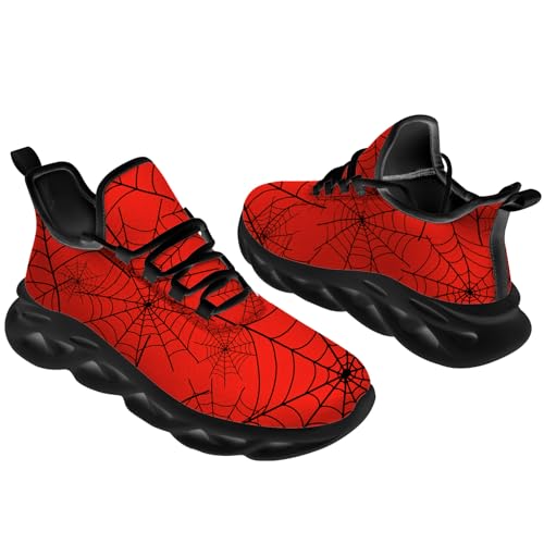 Men's Women's Fashion Sneakers Spider Web Shoes Running Walking Tennis Shoes2