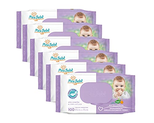 Toalha Higiênica Umedecida Meu Bebe Soft 600un