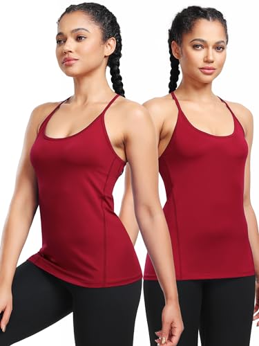 Image of NELEUS Women's Workout Tank Top Racerback Yoga Tanks Athletic Gym Shirt