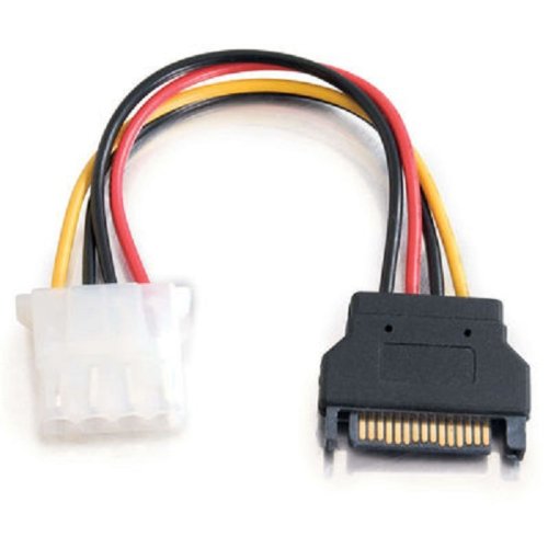 C2G 10149 15-Pin Serial Ata Male To Lp4 Female Power Cable (6 Inch) #TOP3