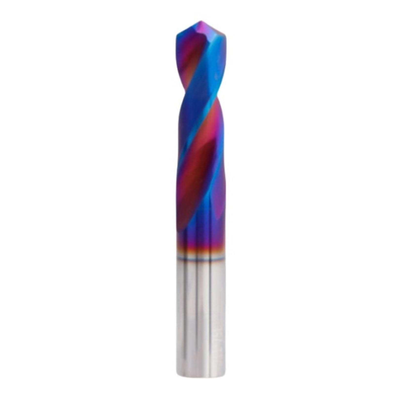 Broca helicoidal de carburo sólido HRC70 con revestimiento azul, 14 mm-17,9 mm, herramienta de maquinaria CNC NC for perforación de acero y metal duro.(17.9X40X80mm)