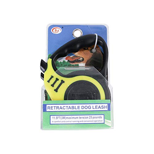 Festnight 3000 MM / 5000 MM trela do cão retrátil automática flexível cão filhote de cachorro gato c