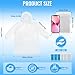 6 Pack Disposable Rain Ponchos for Adults - Emergency Rain Poncho with Hood, Ponchos Family Pack for Outdoor, Theme Park Essentials, Hiking