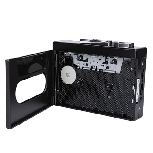 Sxhlseller Kassettenspieler, Tragbarer Kassetten zu MP3 Konverter und Recorder mit 3,5 mm AUX Buchse, Dual Power für die Umwandlung von Kassette in Digital, Heim und Reisegebrauch